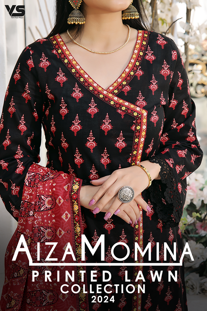 Api Momeena Aiza Momina Printed Lawn Collection Vol-1 2024 – VS Textile