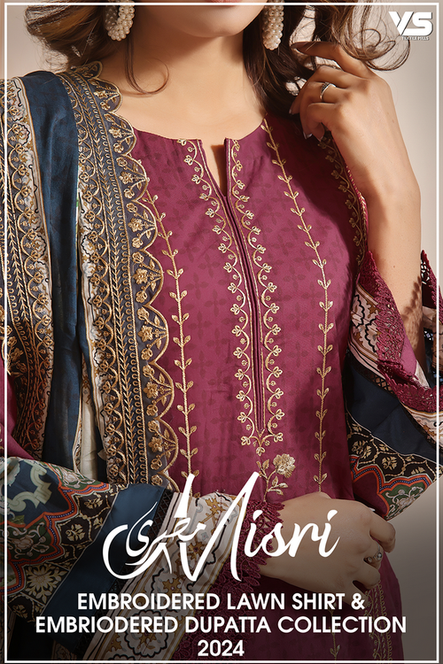 Misri Embroidered Lawn Collection Vol-1 2024
