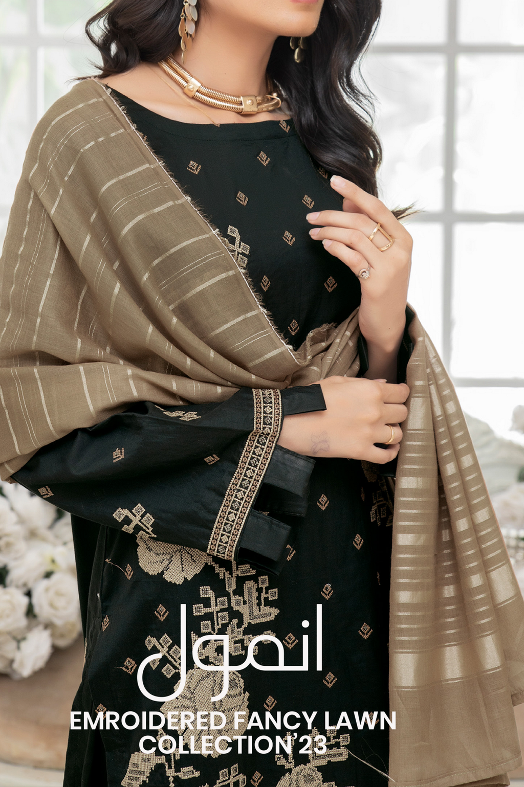 Anmol Embroidered Lawn Collection 2023 – VS Textile