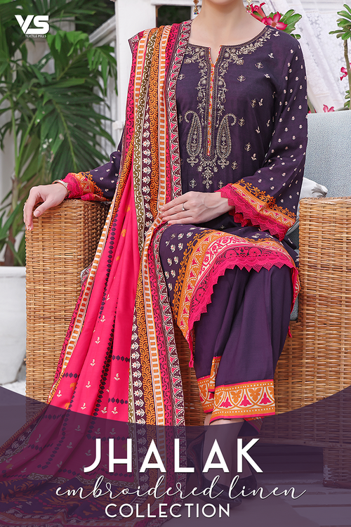 Jhalak Embroidered Linen Collection