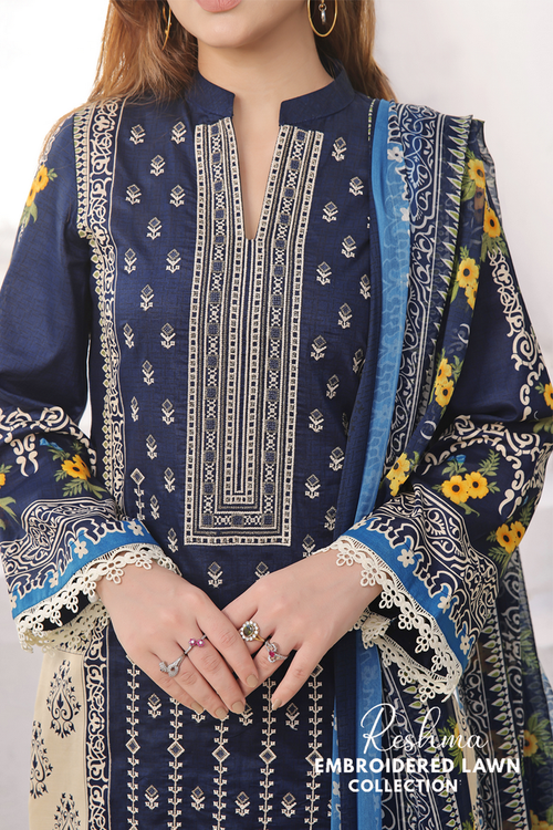 Reshma Embroidered Lawn Collection Vol-1 2024