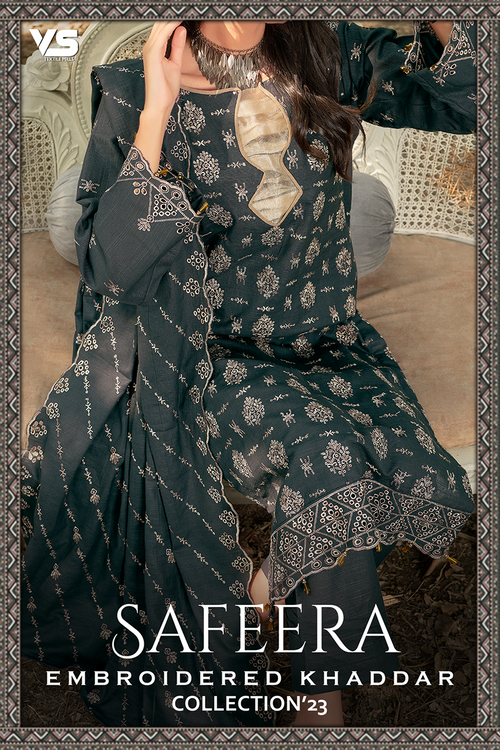 Safeera Embroidered Khaddar Winter Collection 2023