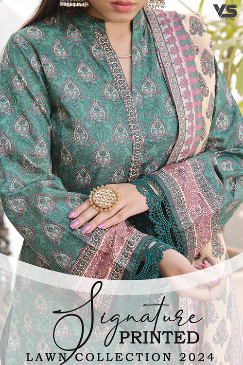 Signature Printed Lawn Collection 2024