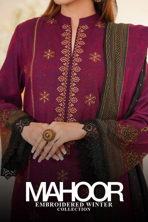 Mahnoor Embroidered Winter Collection 2025