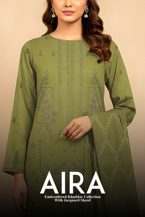 AIRA Embroidered Khaddar Winter Collection 2025