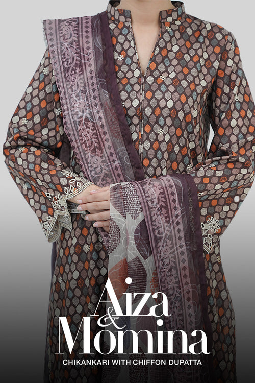 Aiza Momina Embroidered Lawn Collection 2026