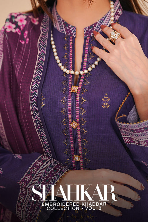 Shahkar Embroidered Khaddar Winter Collection 2025