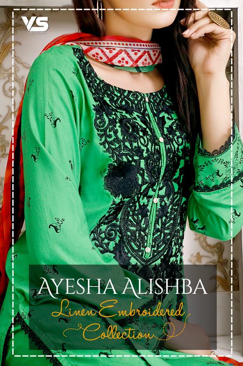 Ayesha Alishba Emb Linen Collection 2020