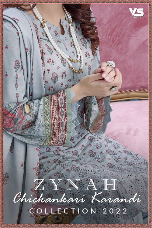Zynah Chikankari Premium Karandi Wnter Collection