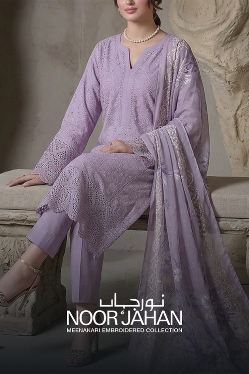 Noor Jahan Meenakari Embroidered Collection 2026