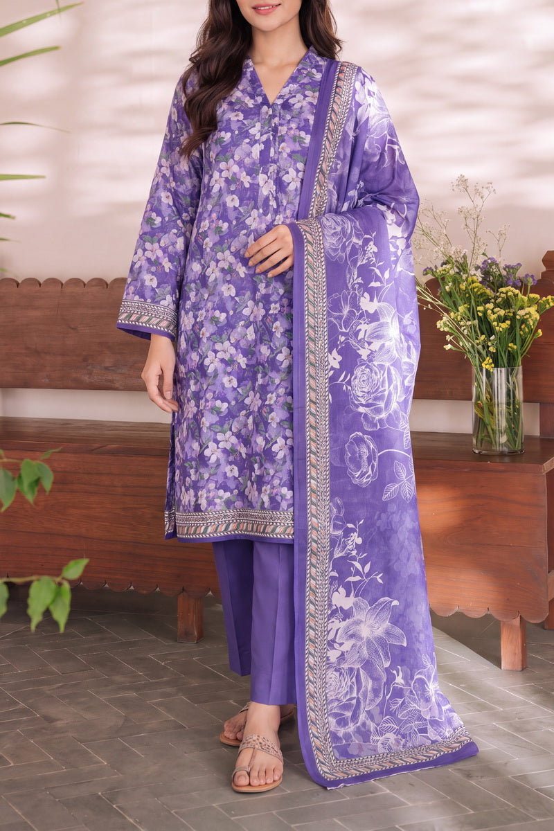 Daman Mid Summer 3 Pcs Unstitched D-08