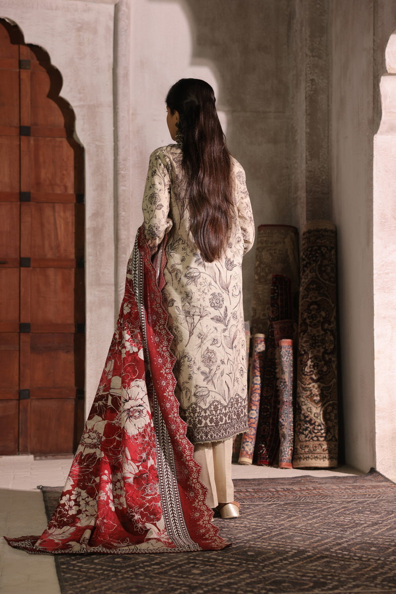 Shahkar Emb Khaddar D-002