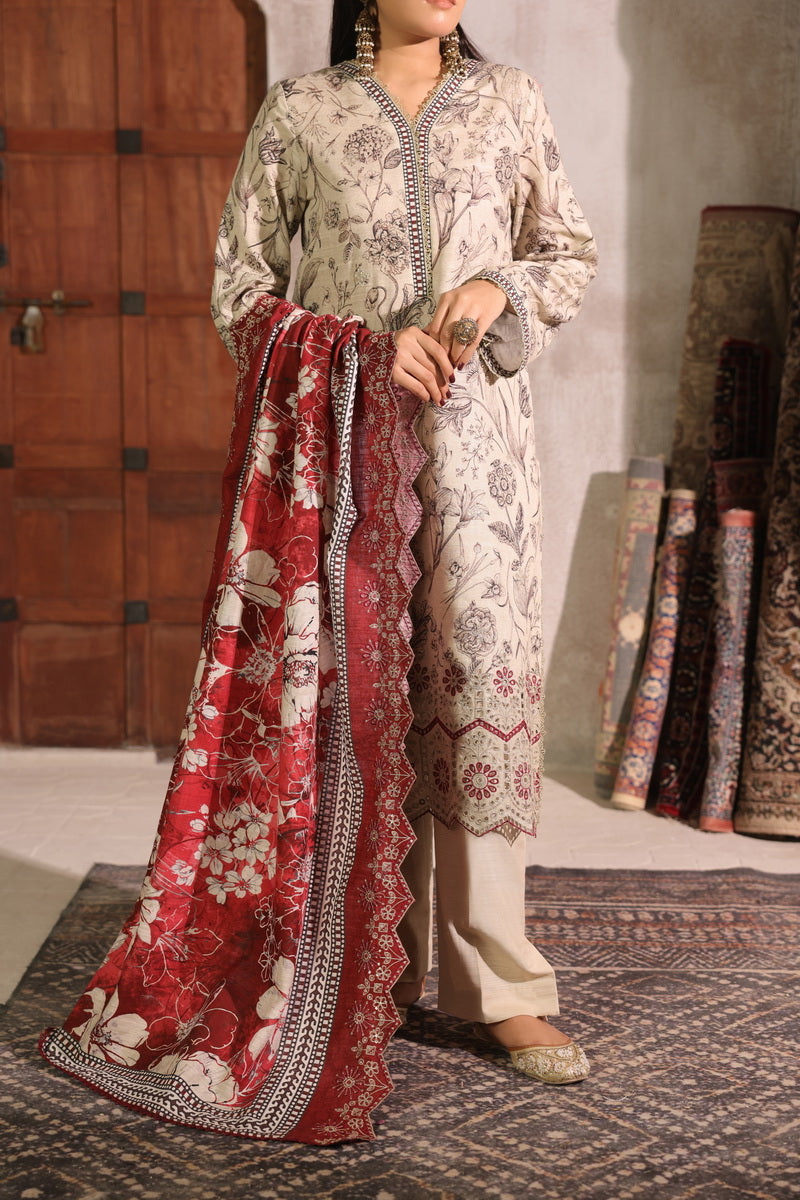 Shahkar Emb Khaddar D-002