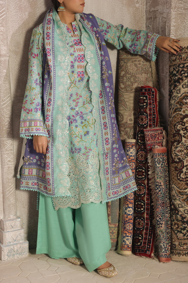 Shahkar Emb Khaddar D-007