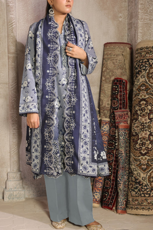 Shahkar Emb Khaddar D-009