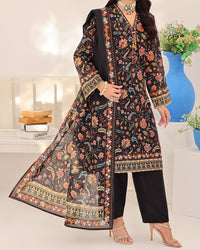 Shahkar Printed 3 Pcs Unstitch Khaddar D-1012