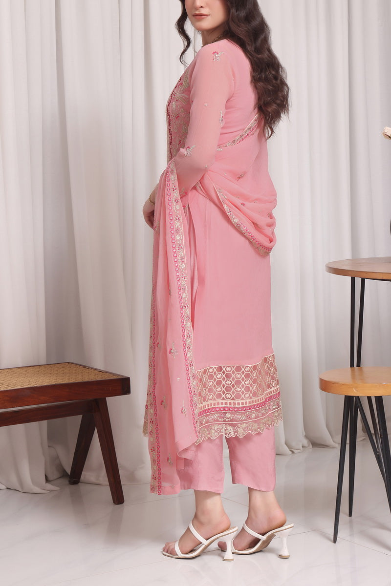 Jahanara Emb Chiffon D-09