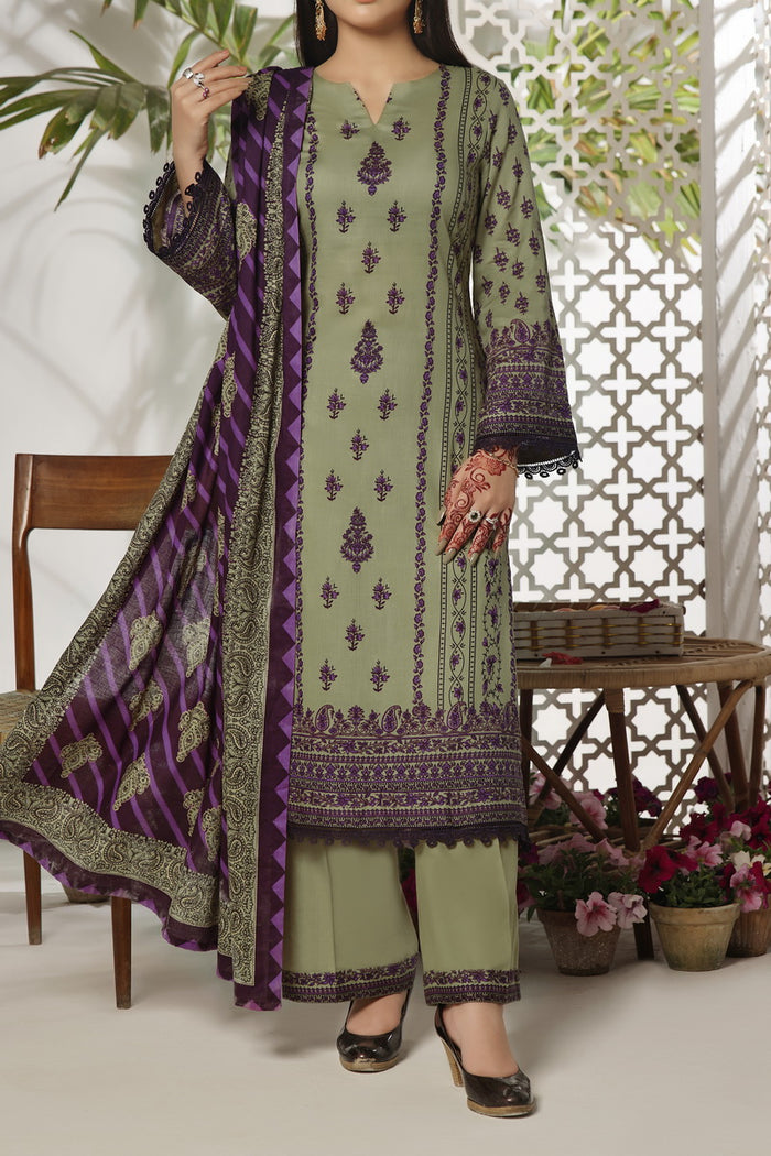 Daman Mid Summer 3 Pcs Unstitched D-973