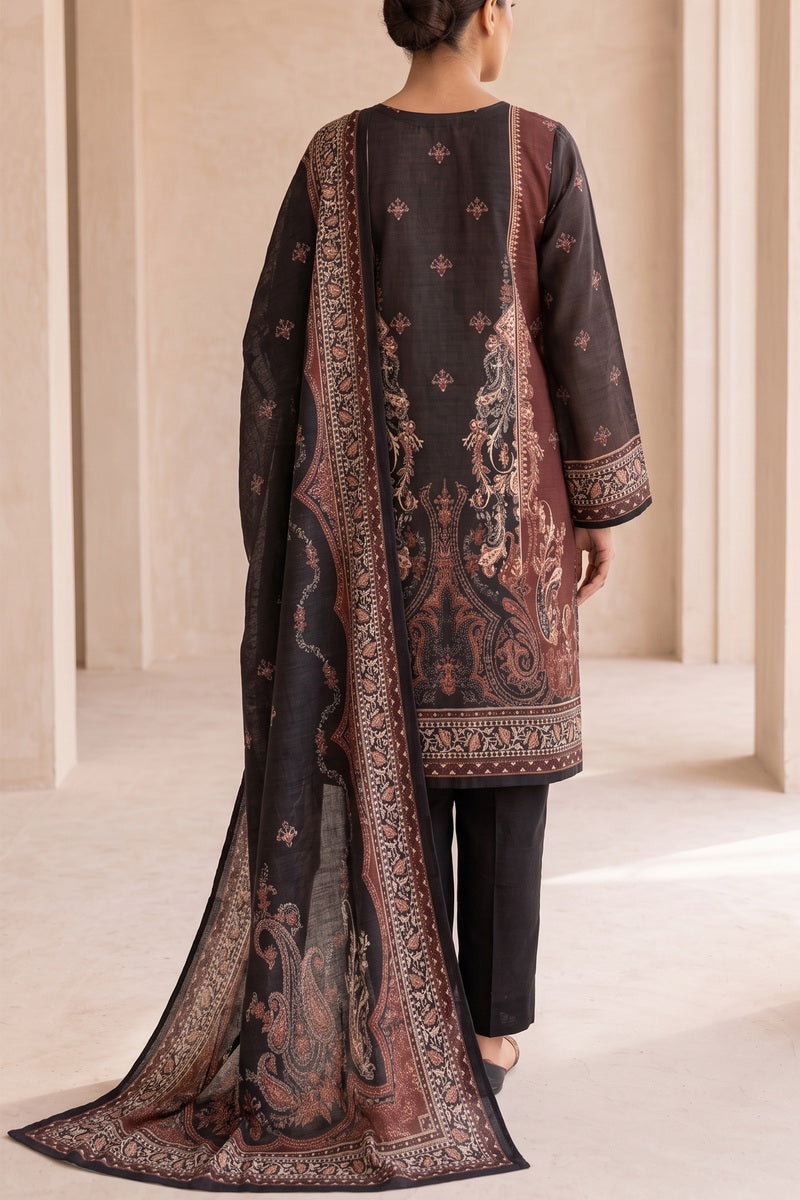 Shahkar Printed 3 Pcs Unstitch Khaddar D-1000