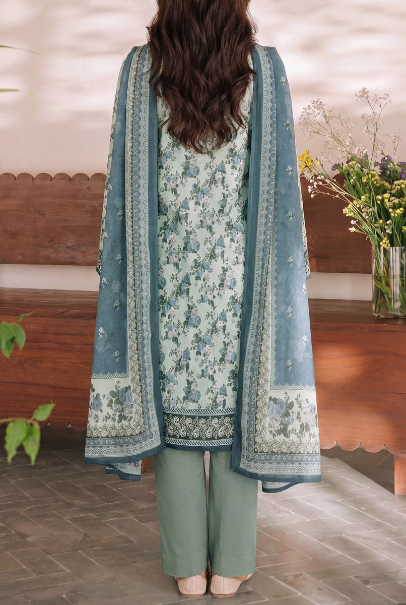 Misri Unstitch 3 Pcs Lawn D-954