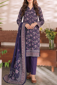 Misri Unstitch 3 Pcs Lawn D-966