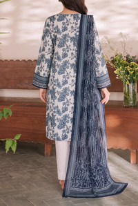 Misri Unstitch 3 Pcs Lawn D-957