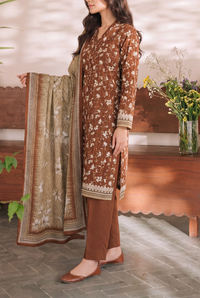 Misri Unstitch 3 Pcs Lawn D-958