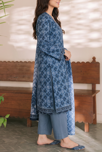Misri Unstitch 3 Pcs Lawn D-967