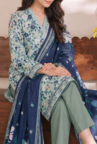 Misri Unstitch 3 Pcs Lawn D-950