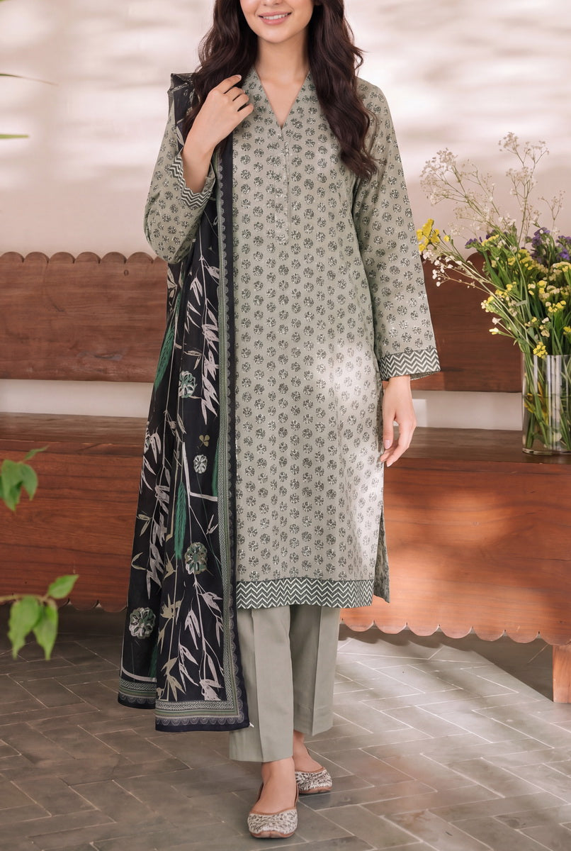 Misri Unstitch 3 Pcs Lawn D-959