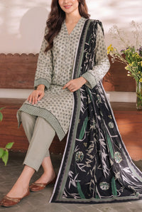 Misri Unstitch 3 Pcs Lawn D-959