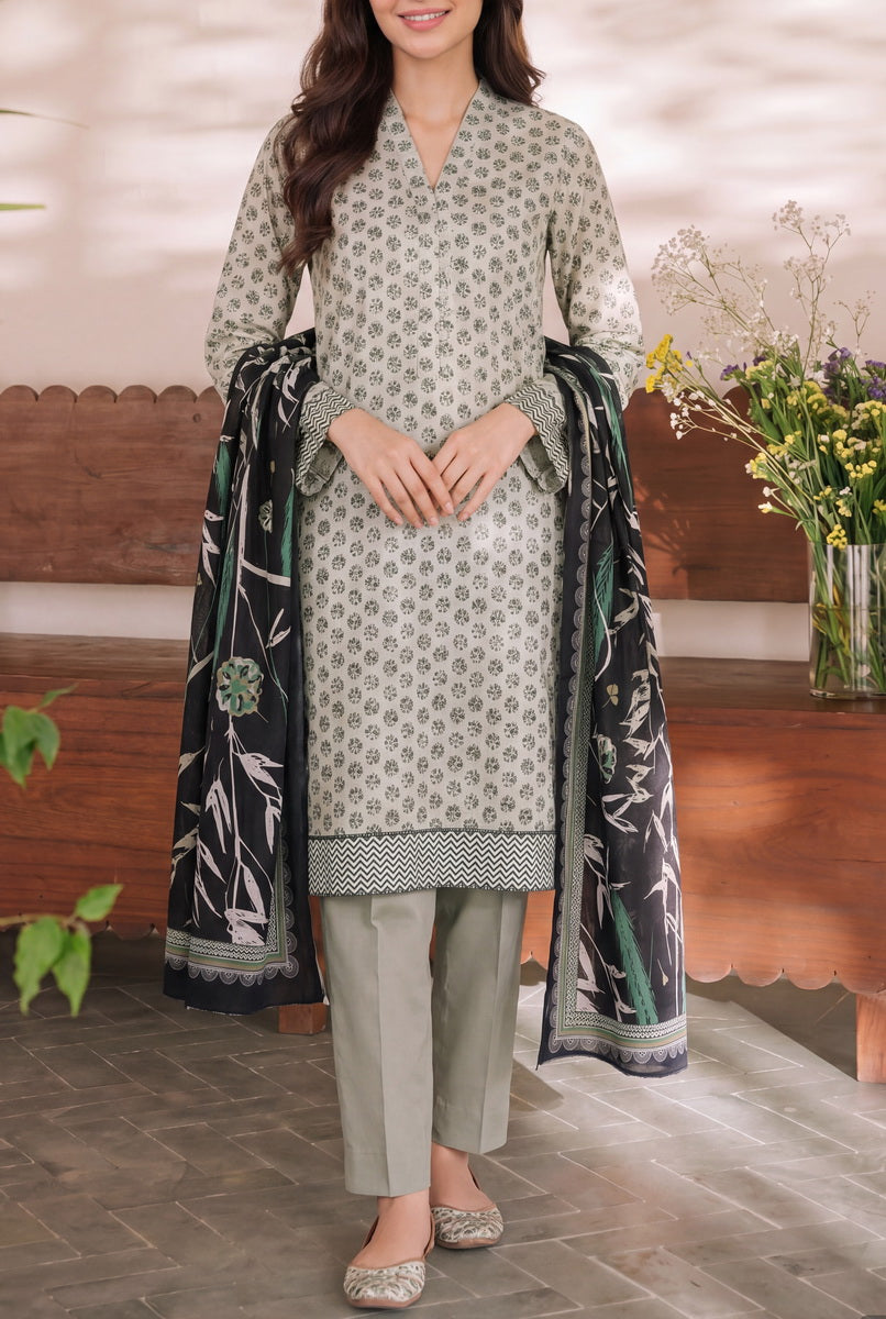 Misri Unstitch 3 Pcs Lawn D-959