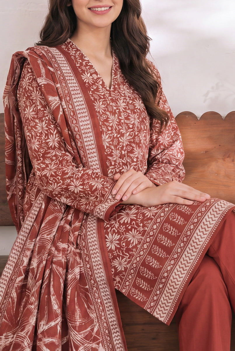 Misri Unstitch 3 Pcs Lawn D-969