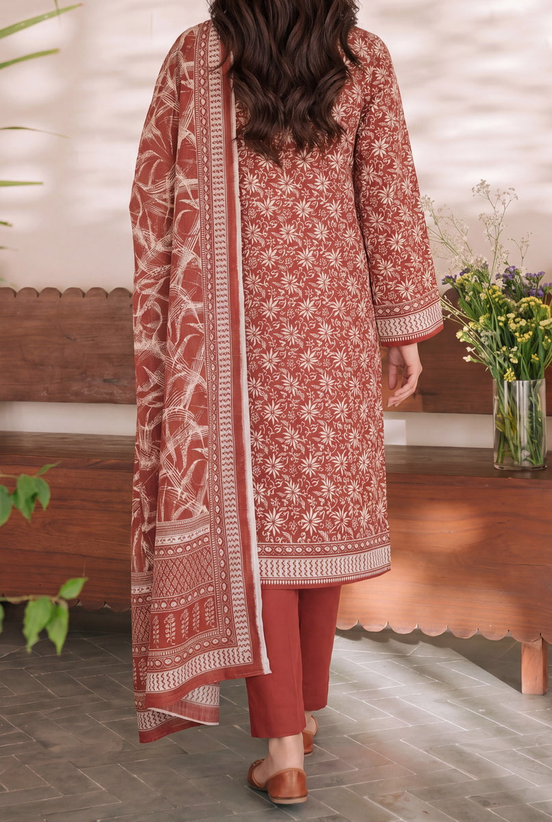 Misri Unstitch 3 Pcs Lawn D-969