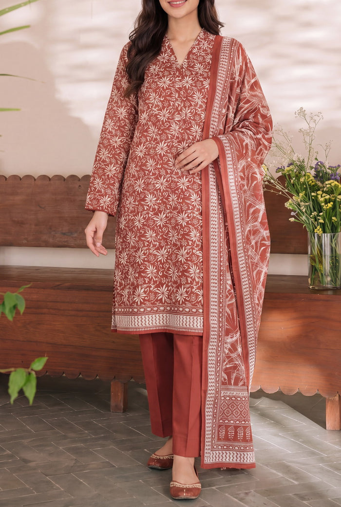 Misri Unstitch 3 Pcs Lawn D-969