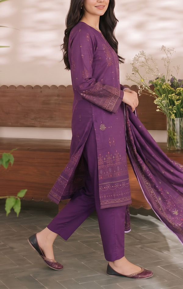 Shahkar Printed 3 Pcs Unstitch Khaddar D-1013