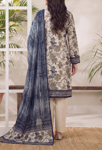 Jhalak Linen Unstitch 3 Pcs Winter D-14172