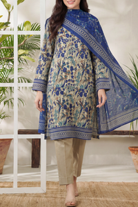 Daman Unstitch 3 Pcs Lawn D-864