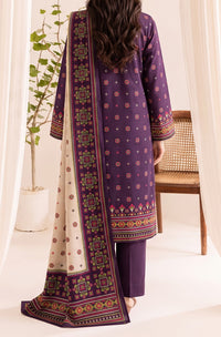 Jhalak Linen Unstitch 3 Pcs Winter D-14066