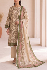 Shahkar Printed 3 Pcs Unstitch Khaddar D-1022