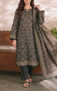 Shahkar Printed 3 Pcs Unstitch Khaddar D-1027