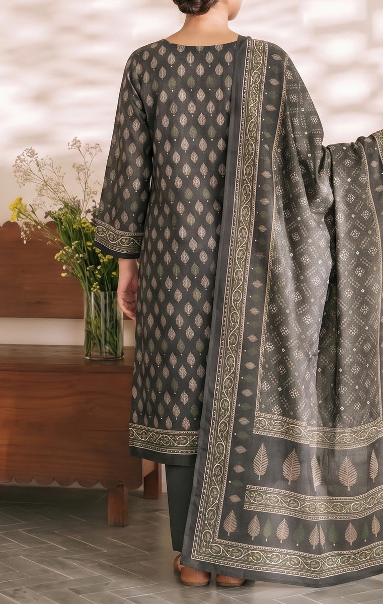 Shahkar Printed 3 Pcs Unstitch Khaddar D-1027