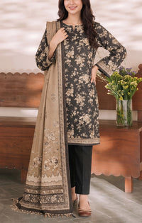 Shahkar Printed 3 Pcs Unstitch Khaddar D-1029