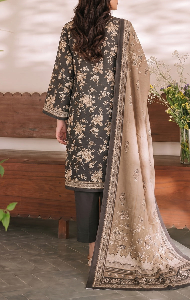 Shahkar Printed 3 Pcs Unstitch Khaddar D-1029