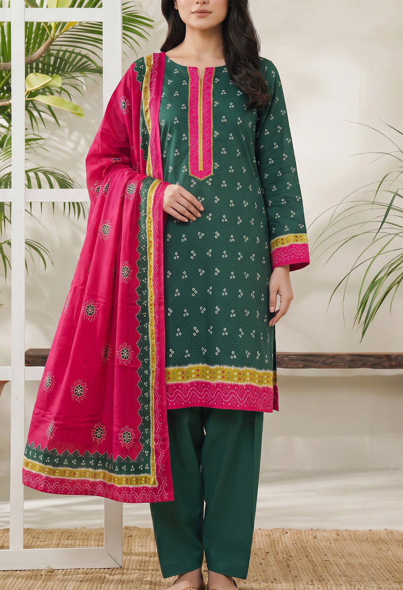 Jhalak Linen Unstitch 3 Pcs Winter D-14148