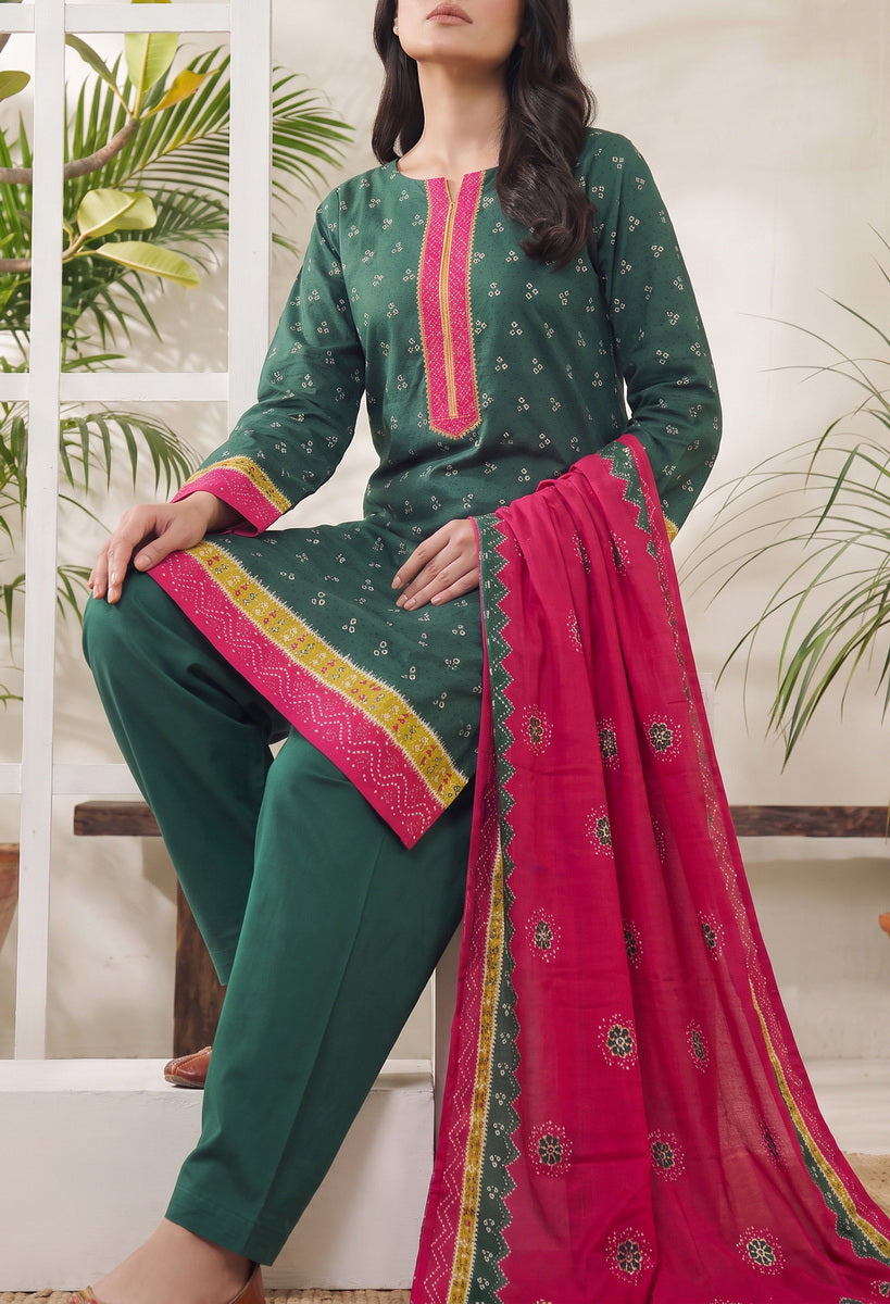 Jhalak Linen Unstitch 3 Pcs Winter D-14148