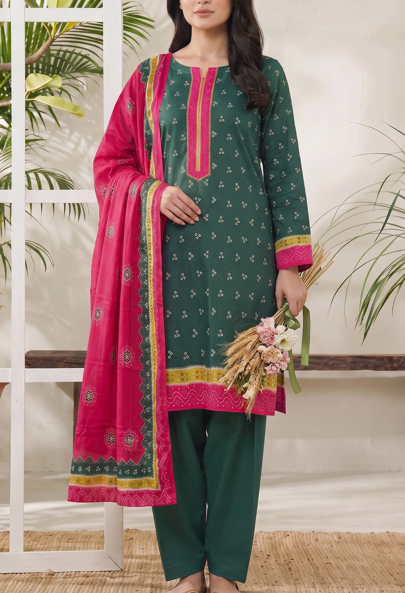 Jhalak Linen Unstitch 3 Pcs Winter D-14148
