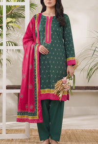 Jhalak Linen Unstitch 3 Pcs Winter D-14148