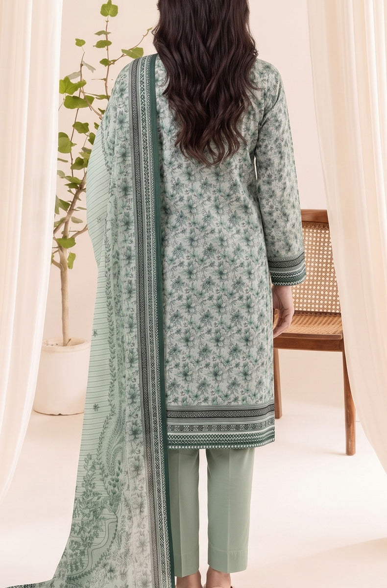 Jhalak Linen Unstitch 3 Pcs Winter D-14144