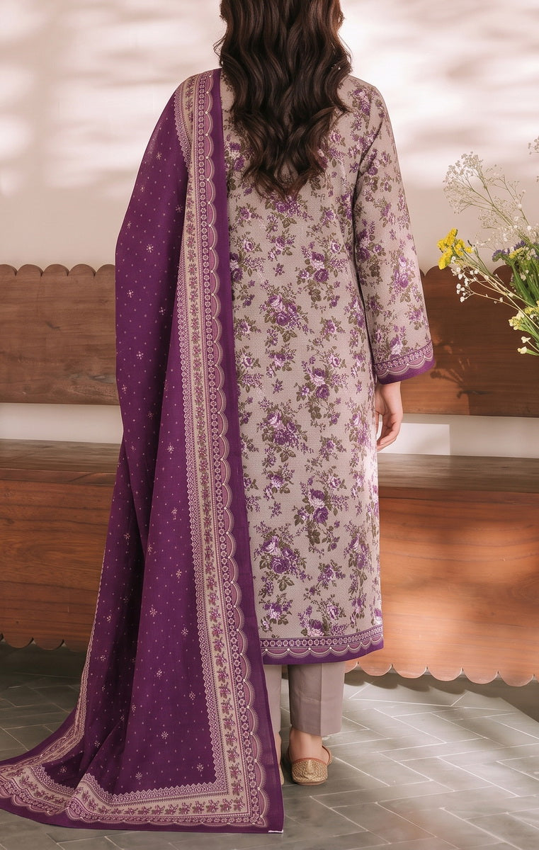 Shahkar Printed 3 Pcs Unstitch Khaddar D-1030